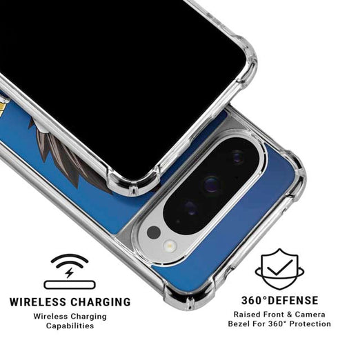 Dragon Ball Z Vegeta Portrait Google Pixel 10 Pro XL Clear Case